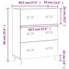 vidaXL Kommode R&auml;uchereiche 69,5x34x90 cm Holzwerkstoff
