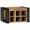 vidaXL Weinregal 2 pcs 46 x 35 x 27,5 cm Massivholz Mango