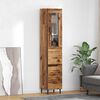 vidaXL Highboard Altholz 34,5 x 34 x 180 cm Holzwerkstoff