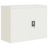 vidaXL Aktenschrank Wei&szlig; 90x40x110 cm Stahl
