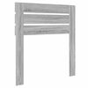 vidaXL Kopfteil mit Kopfteil Graues Sonoma 75 cm Holzwerkstoff
