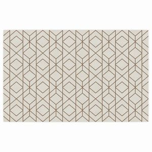 vidaXL Teppich Kurzflor Mehrfarbig 190x300 cm Rutschfest