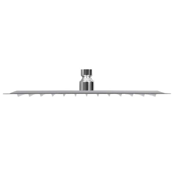 vidaXL Regenbrause Edelstahl 304 30x30 cm Quadrat