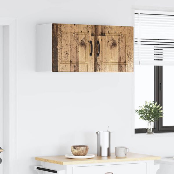 vidaXL K&uuml;chenschrank 2 pcs Altholz 40 x 31 x 40 cm Holzwerkstoff