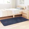 vidaXL Teppich Shaggy Hochflor NAVARRA Marineblau 80x150 cm Polyester