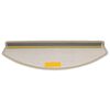 vidaXL Stufenmatten 15 Stk. 65x24x4 cm Taupe Halbrund Gro&szlig;