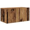 vidaXL TV-Schrankset Wandmontiert 4 pcs Altholz Holzwerkstoff