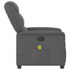 vidaXL Massagesessel Dunkelgrau Stoff