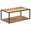 vidaXL Couchtisch 90x50x40 cm Altholz Massiv