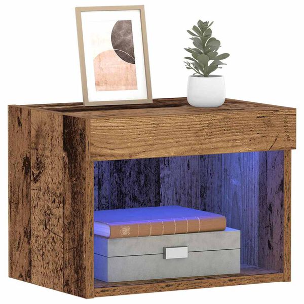 vidaXL TV-Schrankset 2 pcs Altholz 40 x 30 x 30 cm Holzwerkstoff