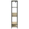 vidaXL Kleiderst&auml;nder mit Schubladen Sonoma-Eiche 100x40x180 cm