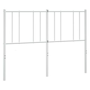 vidaXL Ersatz-Kopfteil Metall Wei&szlig; 120 cm