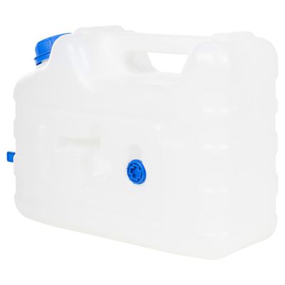 vidaXL Wasserbehälter mit Hahn Transparent 10 L Kunststoff