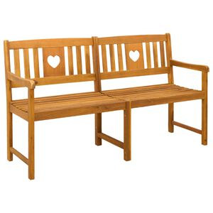 vidaXL Bank Outdoor 4 -Sitzer 150 x 56 x 90 cm Massivholz Akazie Natur