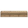 vidaXL Bettgestell ohne Matratze Artisan-Eiche 90x190cm Holzwerkstoff