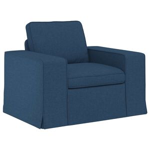 vidaXL Sofa Blau 103 x 80 x 82 cm Stoff