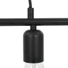 vidaXL Deckenleuchte mit Gl&uuml;hlampen 2 W Schwarz 80 cm E27