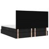 vidaXL Aufbewahrungsbett mit Matratze Schwarz 200 x 200 cm Kunstleder