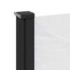 vidaXL Seitenmarkise Ausziehbar Wei&szlig; 180x600 cm