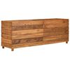 vidaXL Hochbeet 150x40x55 cm Teak Altholz und Stahl