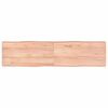 vidaXL Tischplatte 160x40x(2-6) cm Massivholz Behandelt Baumkante