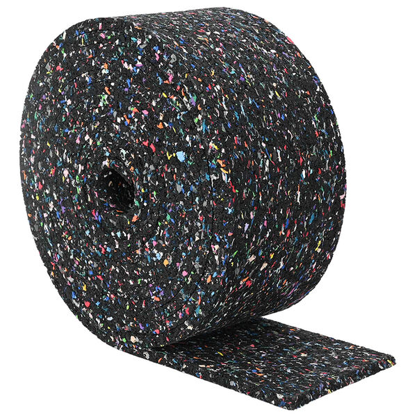 vidaXL Gummiwalze Schwarz Gummi