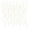 vidaXL Weihnachts-Eiszapfen-Licht 100 LEDs Warmwei&szlig; 10 m Acryl PVC
