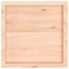 vidaXL Wandregal 60x60x(2-4) cm Massivholz Eiche Unbehandelt