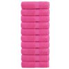vidaXL Premium Waschhandt&uuml;cher SOLUND 10 St&uuml;ck Rosa 30x30 cm 600 g/m&sup2;