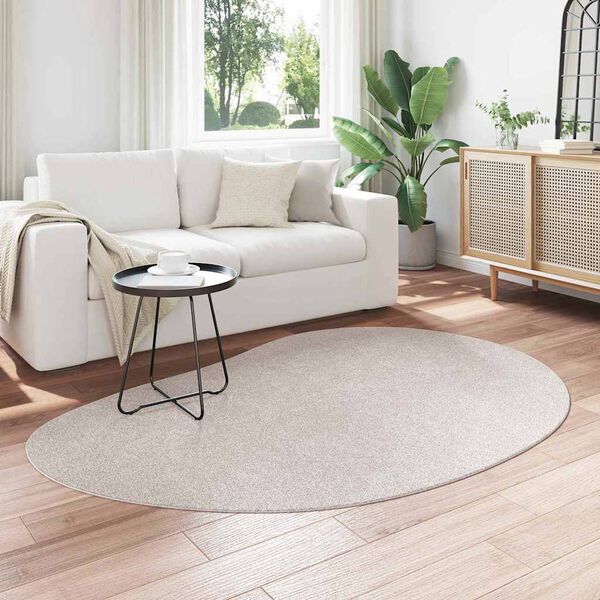vidaXL Bereichsteppiche HUARTE Sand 140 x 200 cm Polyester
