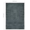 vidaXL Teppich Waschbar Faltbar Grau 120x170 cm Polyester