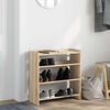 vidaXL Schuhregal Sonoma-Eiche 60x25x62 cm Holzwerkstoff