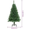 vidaXL K&uuml;nstlicher Weihnachtsbaum mit 150 LEDs mit St&auml;nder Gr&uuml;n 150 cm