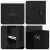 vidaXL Seitenschrank Schwarz Eichen-Optik 40 x 50 x 75 cm