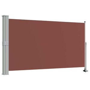 vidaXL Ausziehbare Seitenmarkise 140 x 300 cm Braun