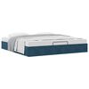 vidaXL Ottoman-Bett ohne Matratze Dunkelblau 180x200 cm Samt