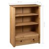 vidaXL B&uuml;cherregal 80 x 35 x 110 cm Massivholz Panama-Kiefer