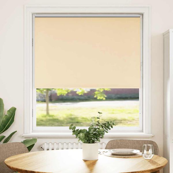 vidaXL Verdunkelungsrollo Beige 110x175 cm Stoffbreite 105,7 cm