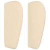 vidaXL Kopfteil mit Ohren Creme 147x23x78/88 cm Stoff