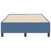 vidaXL Plattformbettgestell Blau 120 x 200 cm Stoff