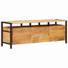vidaXL Stauraumschr&auml;nke Braun 110 x 30 x 40 cm Massivholz Mango