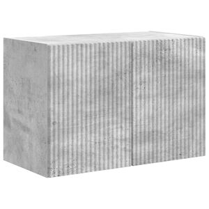 vidaXL TV-Wandschrank 59,5 x 31 x 40 cm Betongrau Holzwerkstoff