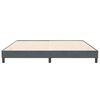 vidaXL Bettgestell ohne Matratze Dunkelgrau 200x220 cm Samt