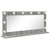 vidaXL Waschtischspiegel Sonoma-Grau 100 x 45 x 18 cm Rechteckig
