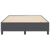 vidaXL Plattformbettgestell Dunkelgrau 140 x 190 cm Stoff