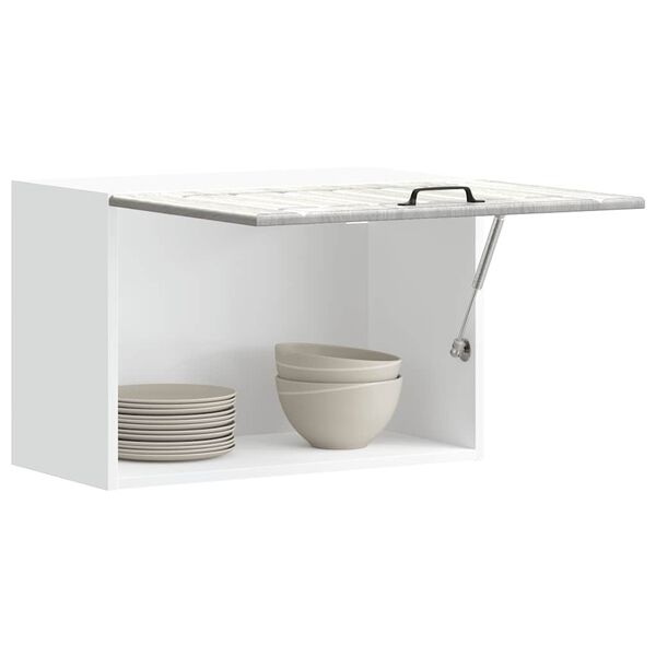vidaXL K&uuml;chen-H&auml;ngeschrank Lucca Grau Sonoma Holzwerkstoff