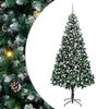 vidaXL K&uuml;nstlicher Weihnachtsbaum mit 300 LEDs mit St&auml;nder Gr&uuml;n 240 cm