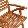 vidaXL 7-teiliges Garten-Ess-Set 150 x 90 cm Massivholz Akazie