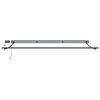 vidaXL Manueller Markisenrahmen mit LEDs Anthrazit 4,5 &times; 3 m Aluminium