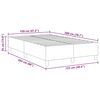vidaXL Plattformbettgestell Hellgrau 120 x 200 cm Stoff